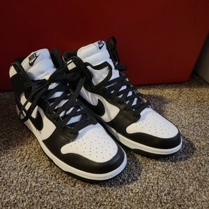 Nike size 11 black&white Panda Hi